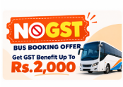 No GST Bus Booking - Save Up to Rs.2000